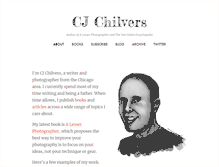 Tablet Screenshot of cjchilvers.com